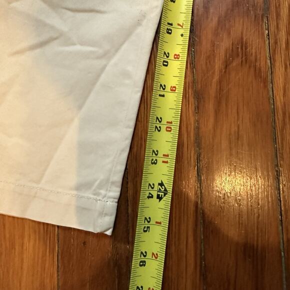 Sundance Rhodes Pants Off White Cream Cotton Soft Twill Size 10 - Picture 7 of 9